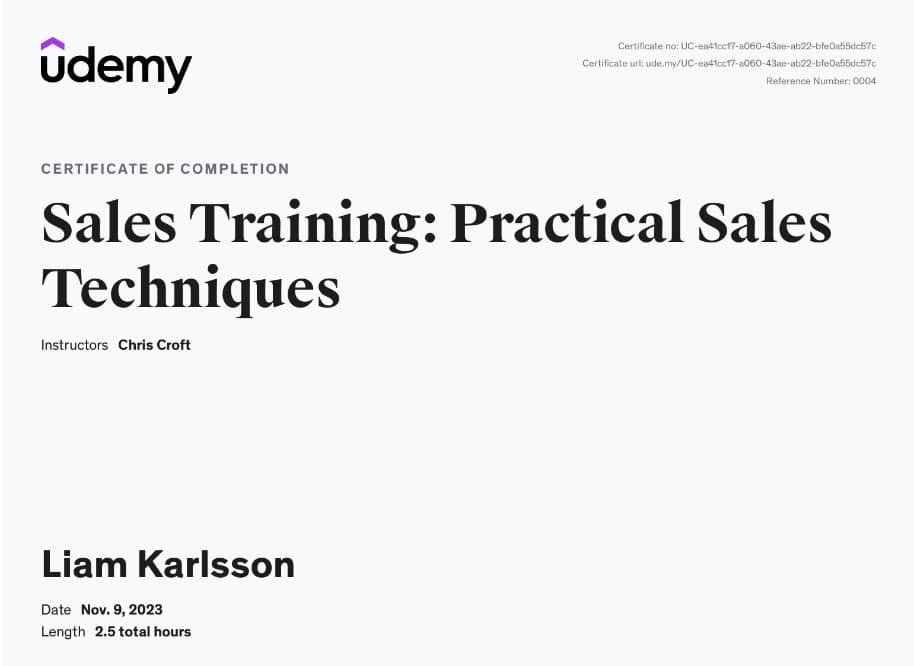 Sales Training: Practical Sales Techniques 